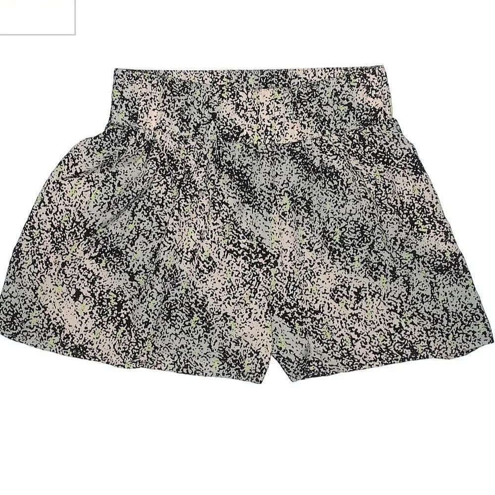 BCBG silk colorful pattern shorts